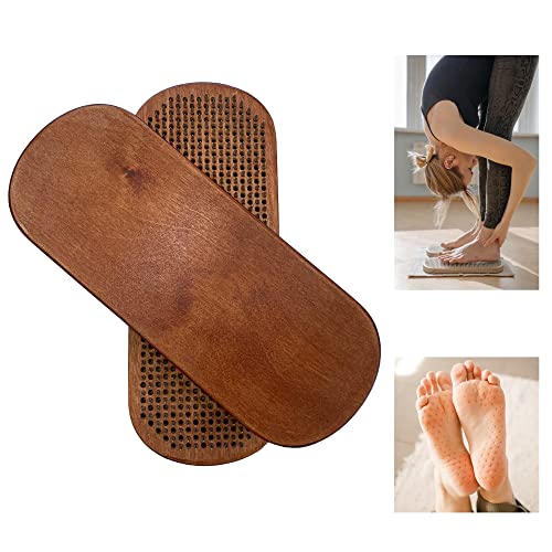 TENGRY Tabla Sadhu para práctica de yoga, tabla Sadhu de madera hecha a mano para estar de pie en...
