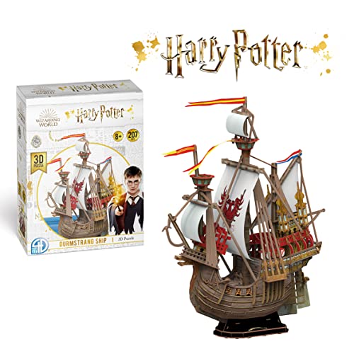 Puzzle 3D Harry Potter - Barco Durmstrang, Puzzle 3D Niños 207 Piezas, Maquetas De Barcos Harry...