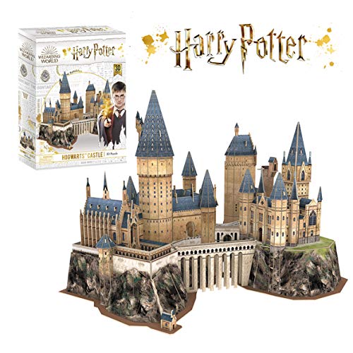 Puzzle 3D Harry Potter - Castillo Harry Potter | Puzzle 3D Niños | Puzzle Harry Potter 197 Piezas |...
