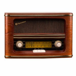 radio antigua de madera